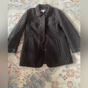 Marvin Richard’s Quilted Black Collar Jacket, Women’s L